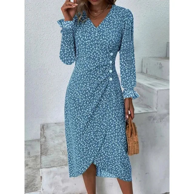 Isabelle™ – Damen Kleid mit Blumenmuster Atmungsaktiv