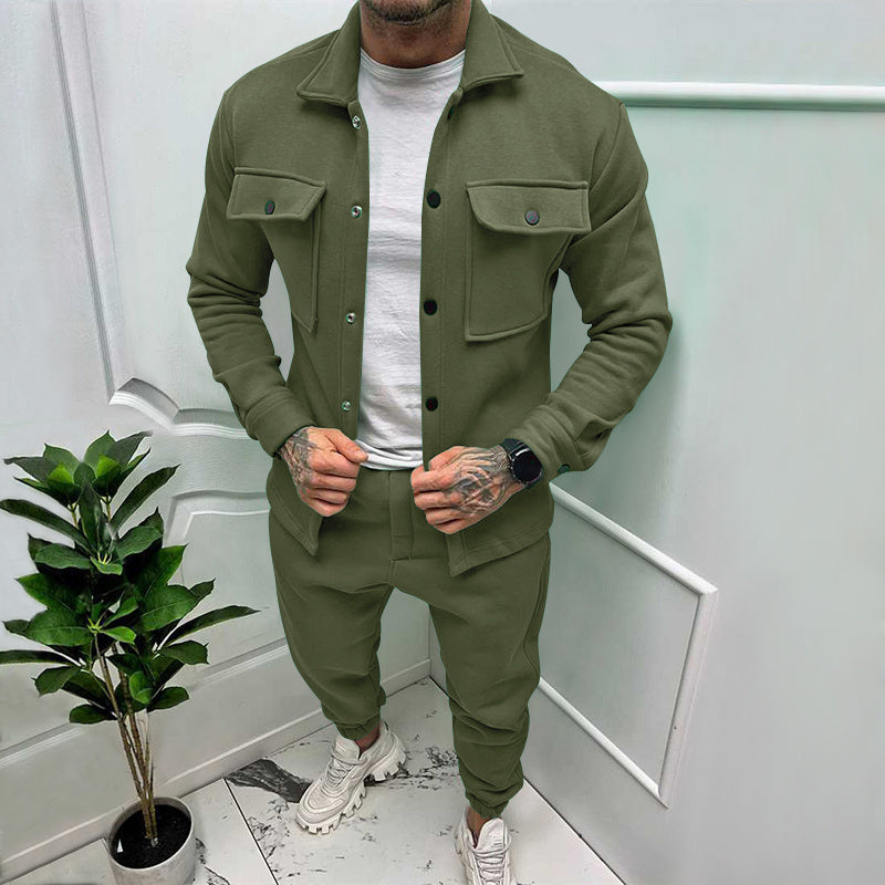 Isidore Wildleder Zweiteiliger Trainingsanzug