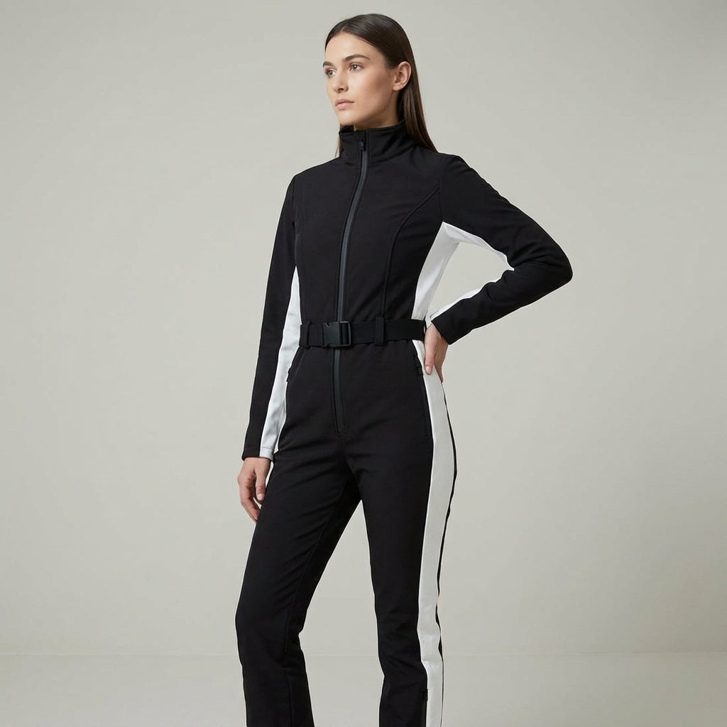 Skianzug Damen Warm Isolierter Mit Gürtel