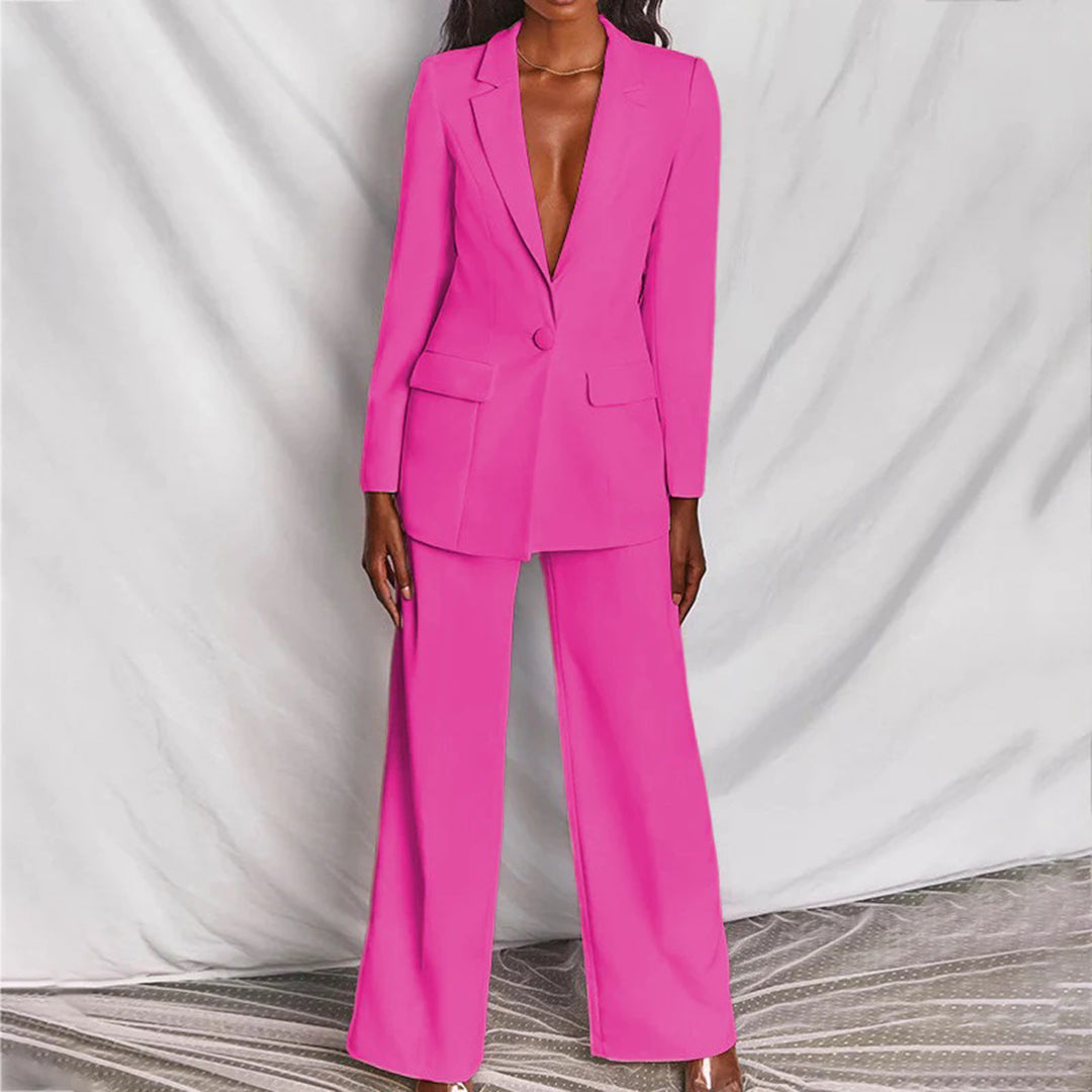 JOLIENE: Edles Blazer-Hosen-Ensemble