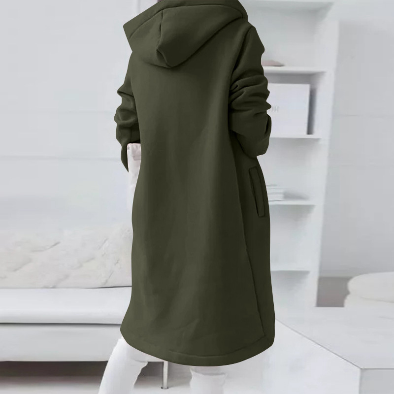 Elarova |  Jacke mit Reißverschluss und Kapuze für Damen