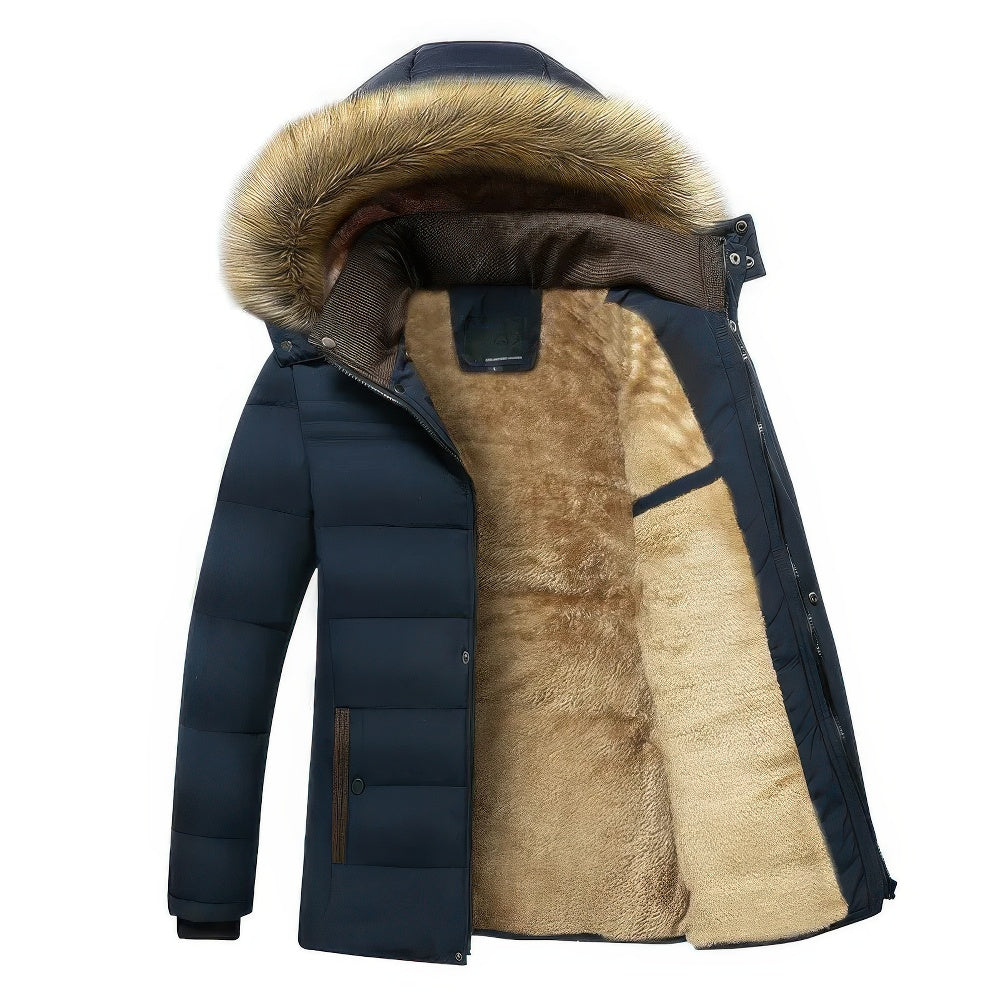 Wasserdichte und atmungsaktive Fleece-Jacke für Herren