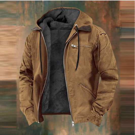 Elarova |  Kapuzenjacke mit mehreren Taschen für Herren