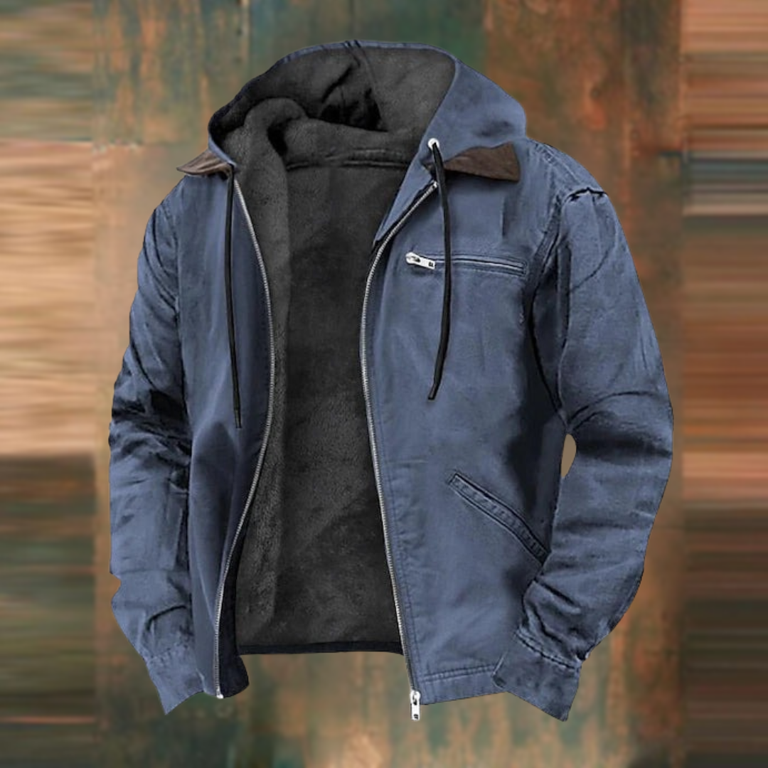Elarova |  Kapuzenjacke mit mehreren Taschen für Herren
