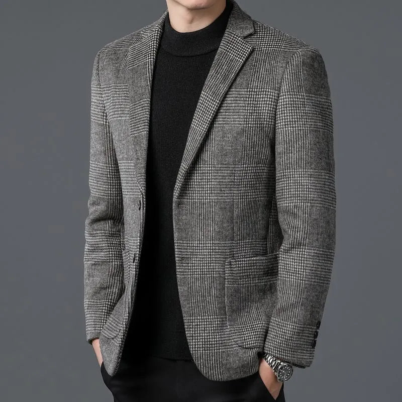 Elarova | Karierten Blazer für Herren