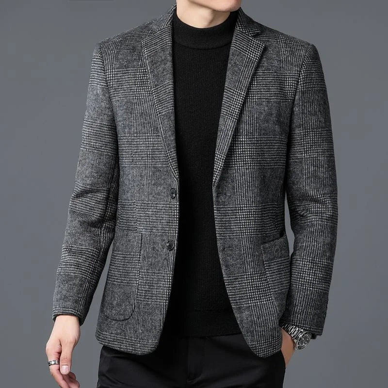 Elarova | Karierten Blazer für Herren