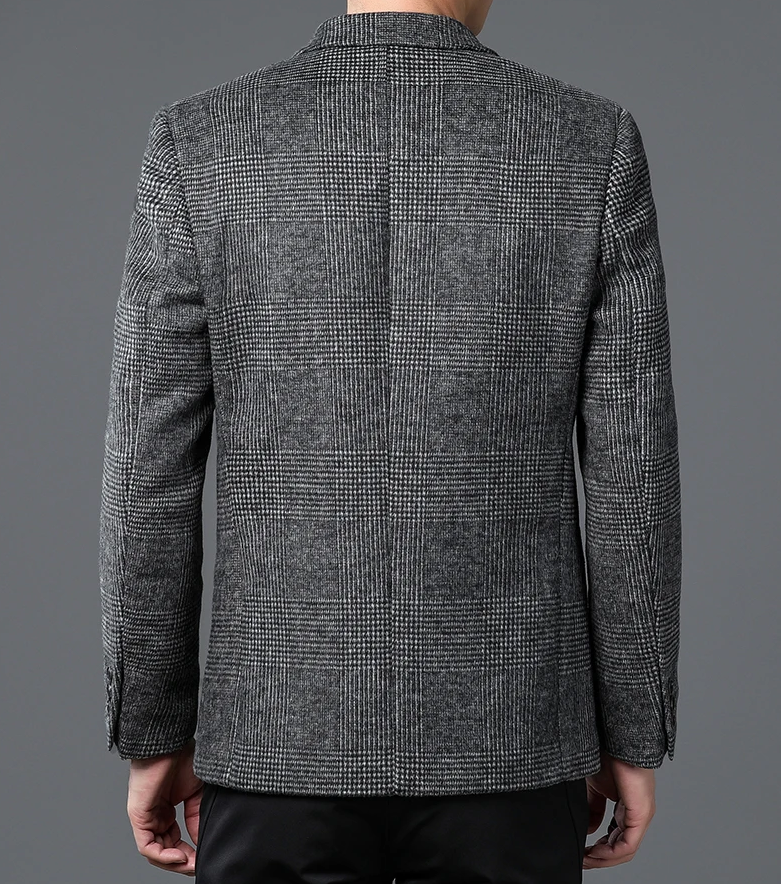 Elarova | Karierten Blazer für Herren