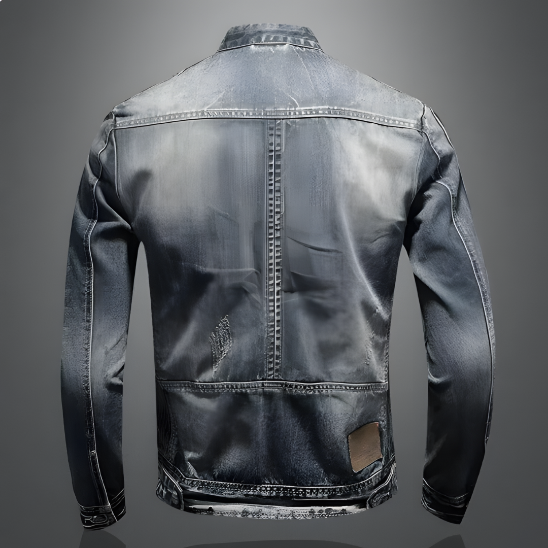 Elarova | Klassische Biker-Jeansjacke