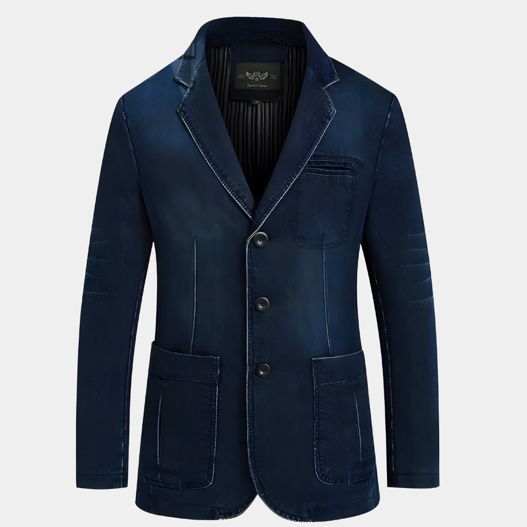 Elarova |  Klassischer Blazer mit Revers für Herren