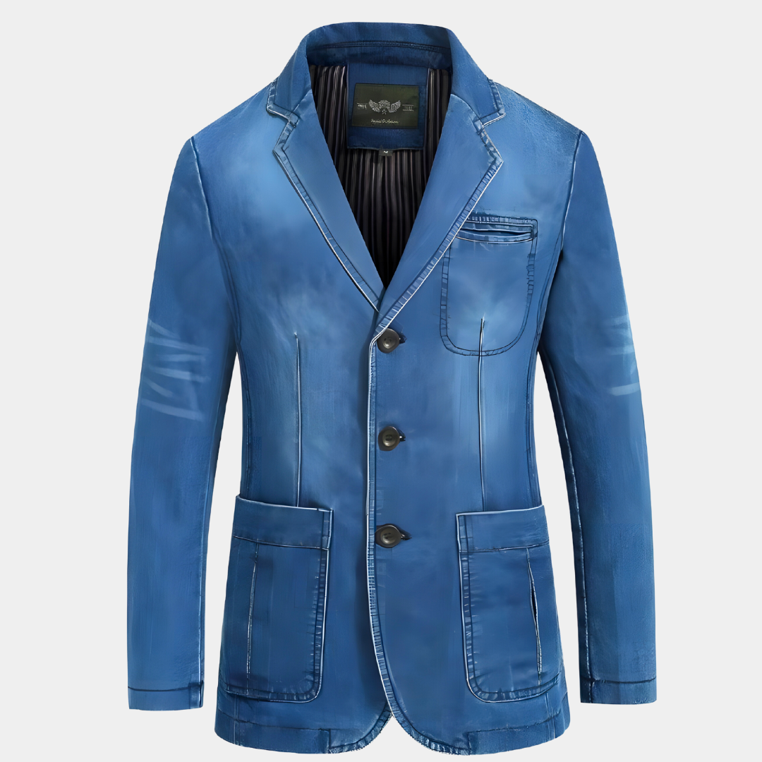 Elarova |  Klassischer Blazer mit Revers für Herren