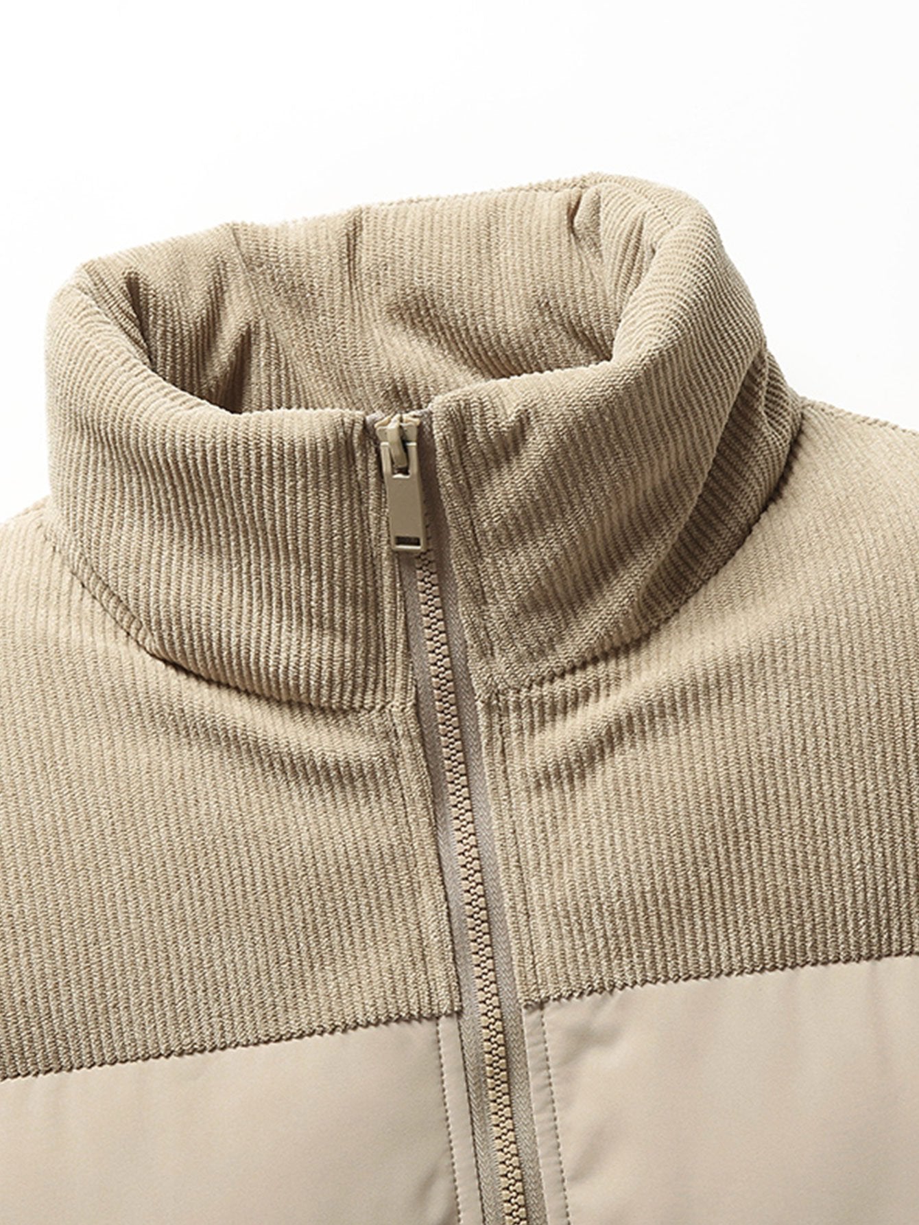 Elarova | Kordkragen-Pufferjacke für Herren