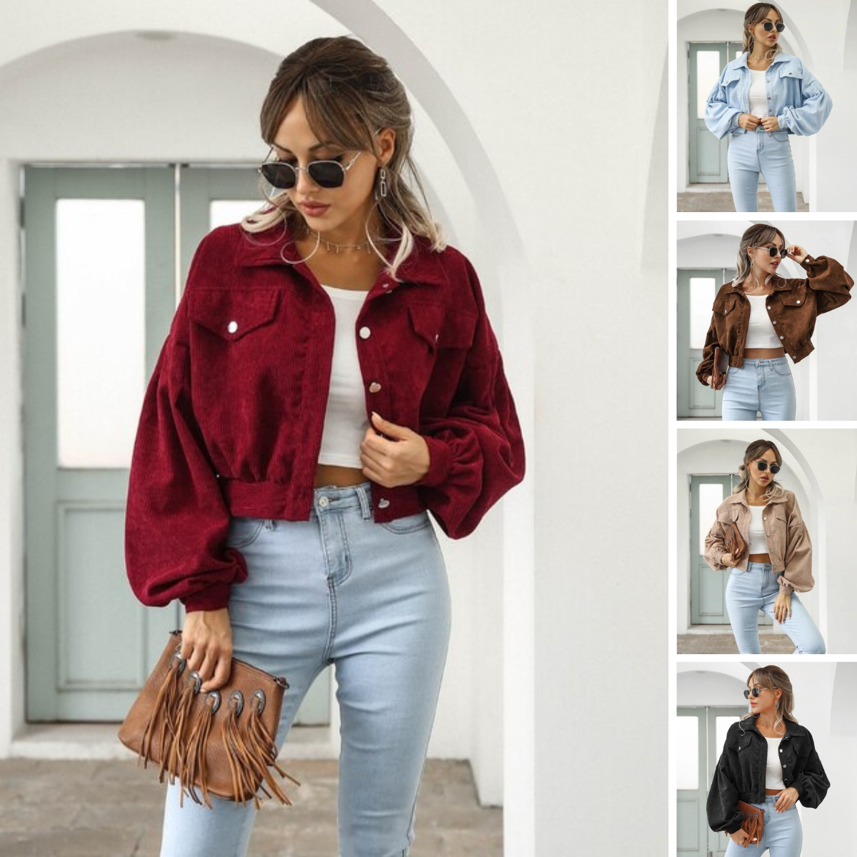 Elarova |  Kurz geschnittene Jacke für Damen