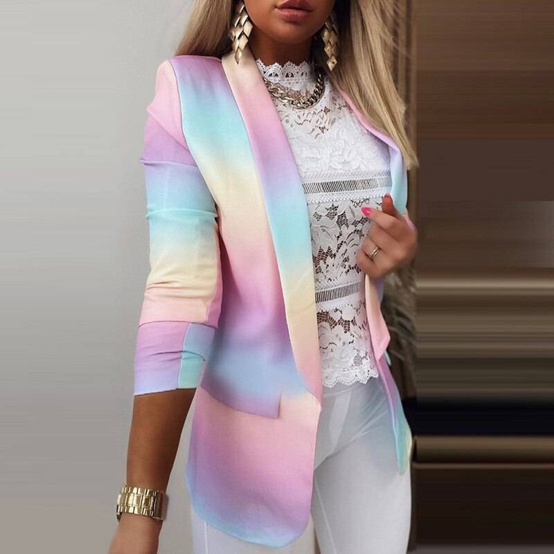 Elarova |  Langarm-Blazer für Damen