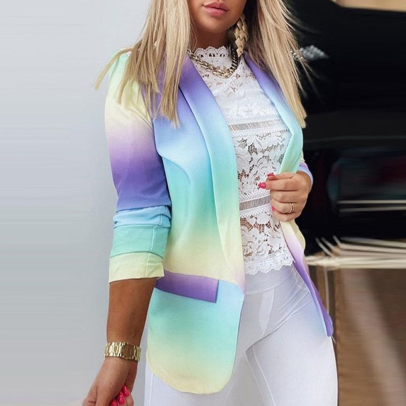 Elarova |  Langarm-Blazer für Damen
