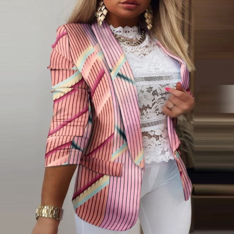 Elarova |  Langarm-Blazer für Damen