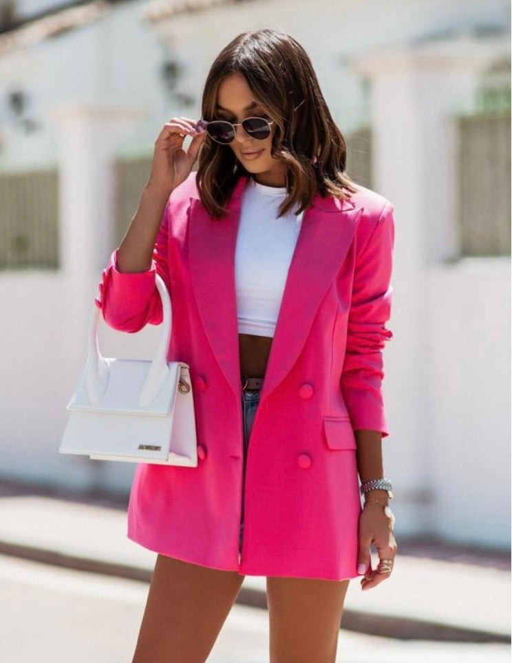 Elarova |  Langärmeliger Blazer für Damen