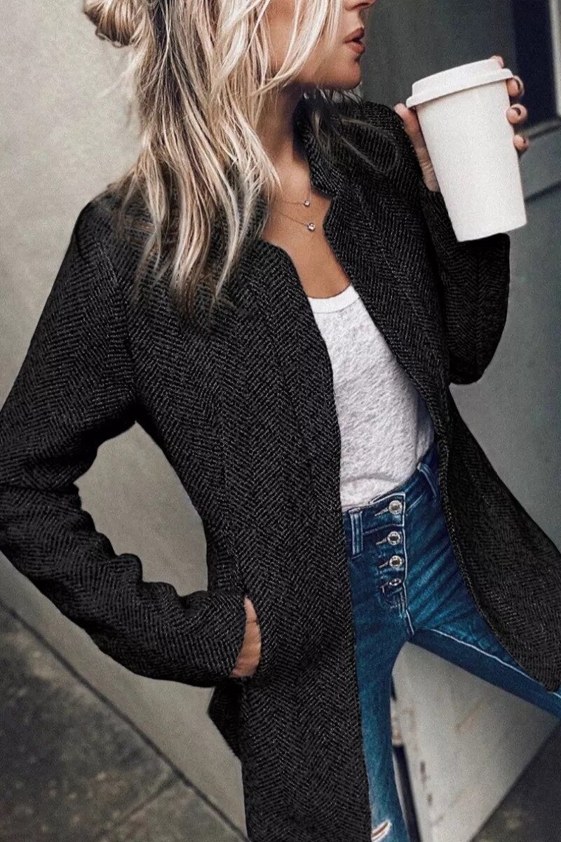 Elarova |  Langärmliger Blazer für Damen
