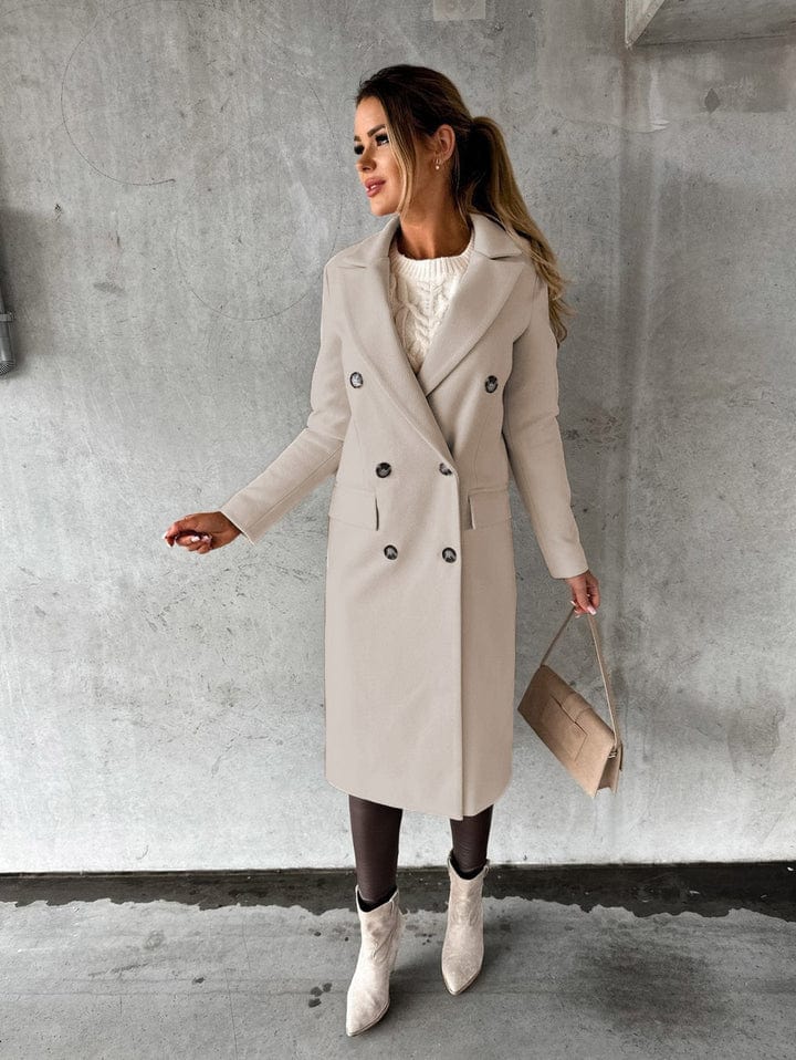 Elarova |  Langer Mantel für Damen