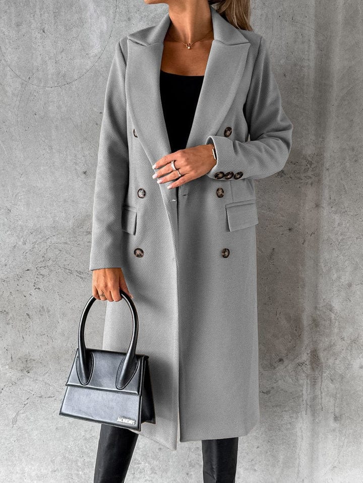 Elarova |  Langer Mantel für Damen