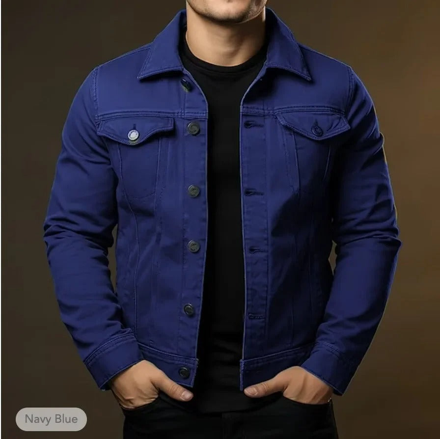 Elarova | Leichte Denimjacke für Herren