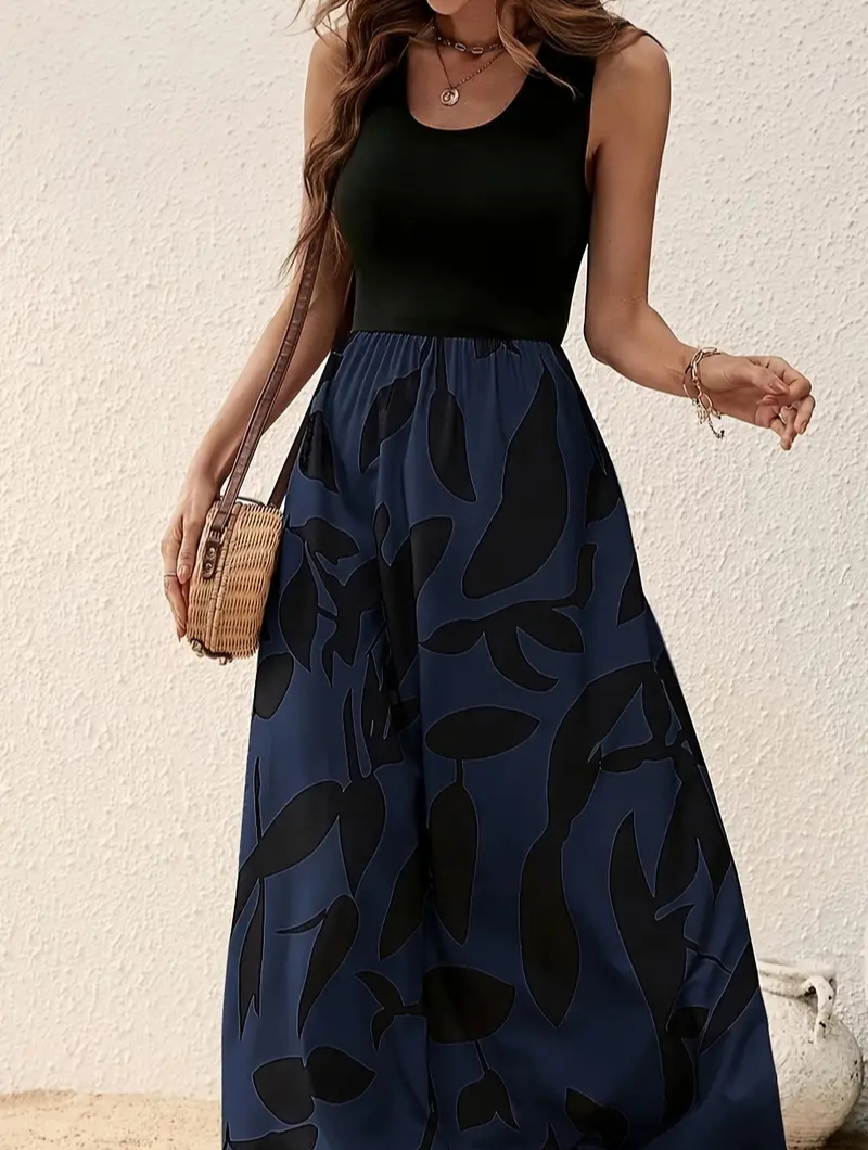 Leichtes Maxikleid von Elarova für den Sommer