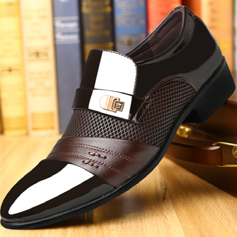 LuxVano™ – Elegante Herren Lackschuhe mit Komfort Slip-On Design
