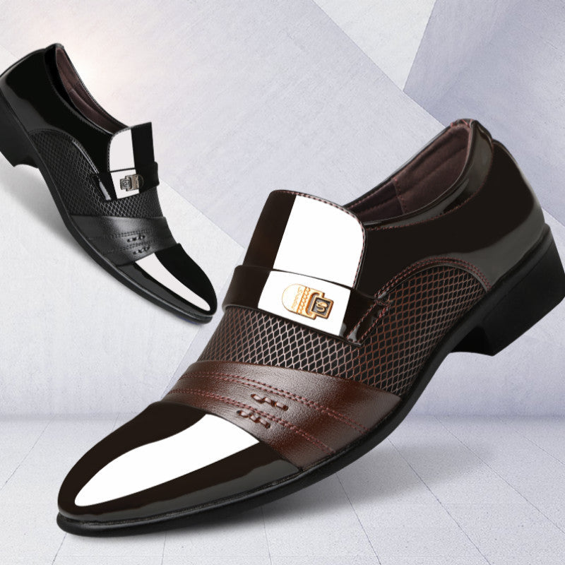 LuxVano™ – Elegante Herren Lackschuhe mit Komfort Slip-On Design