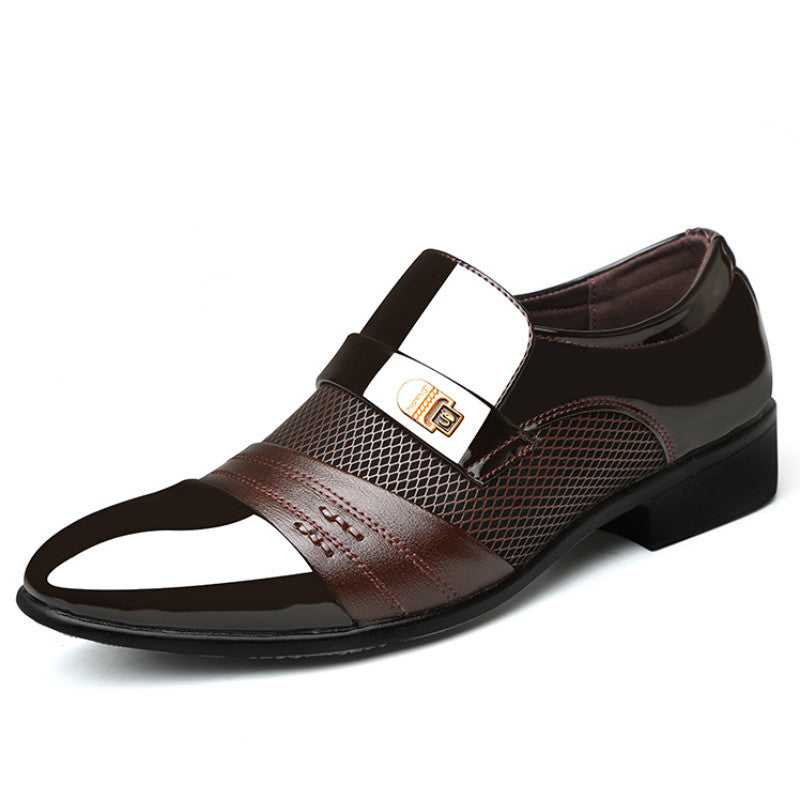 LuxVano™ – Elegante Herren Lackschuhe mit Komfort Slip-On Design