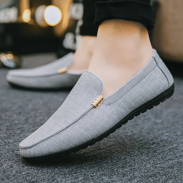 LuxeFlex Men's Slip-On Loafers