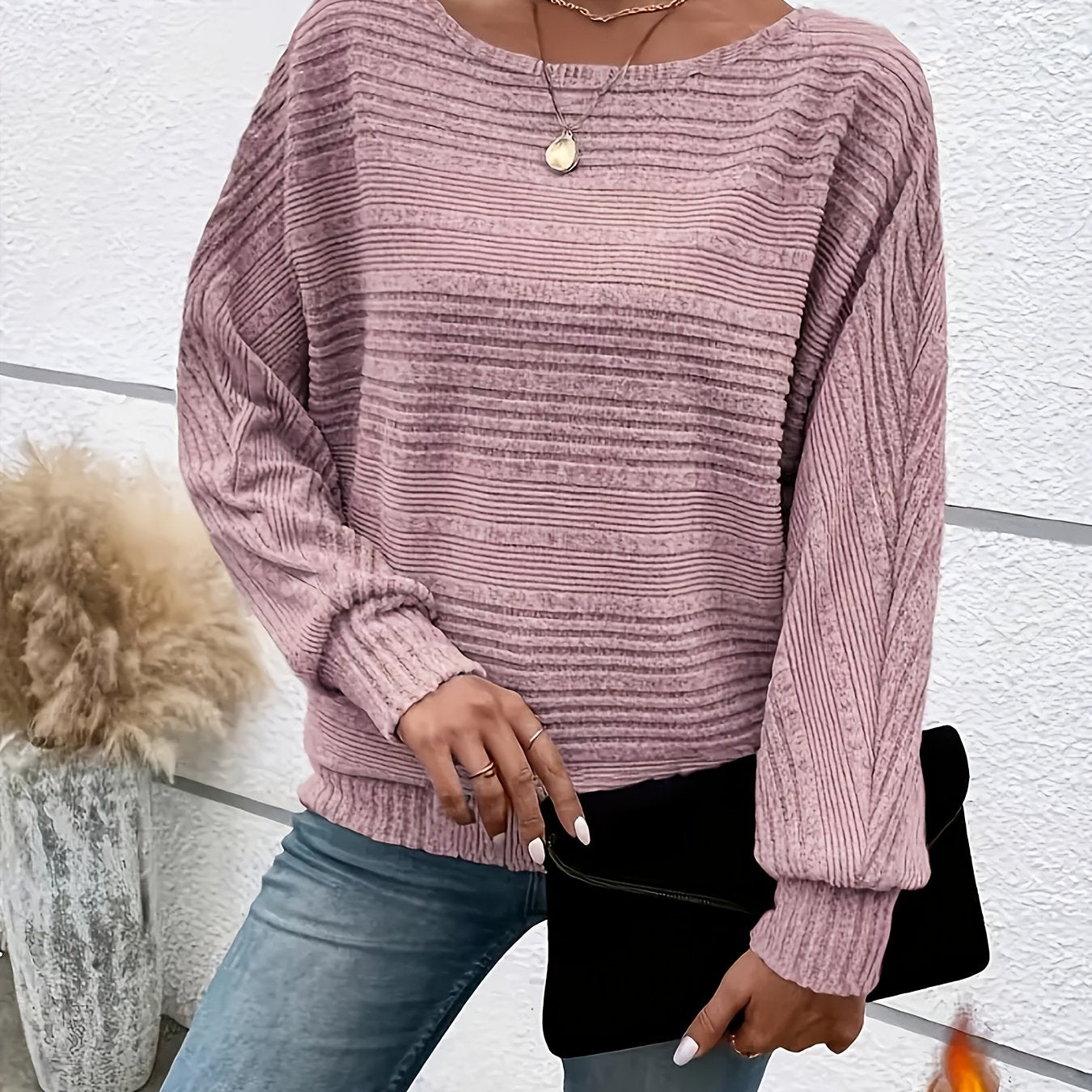 LuxeLoom™ – Exklusiver Damenpullover im Oversize-Look