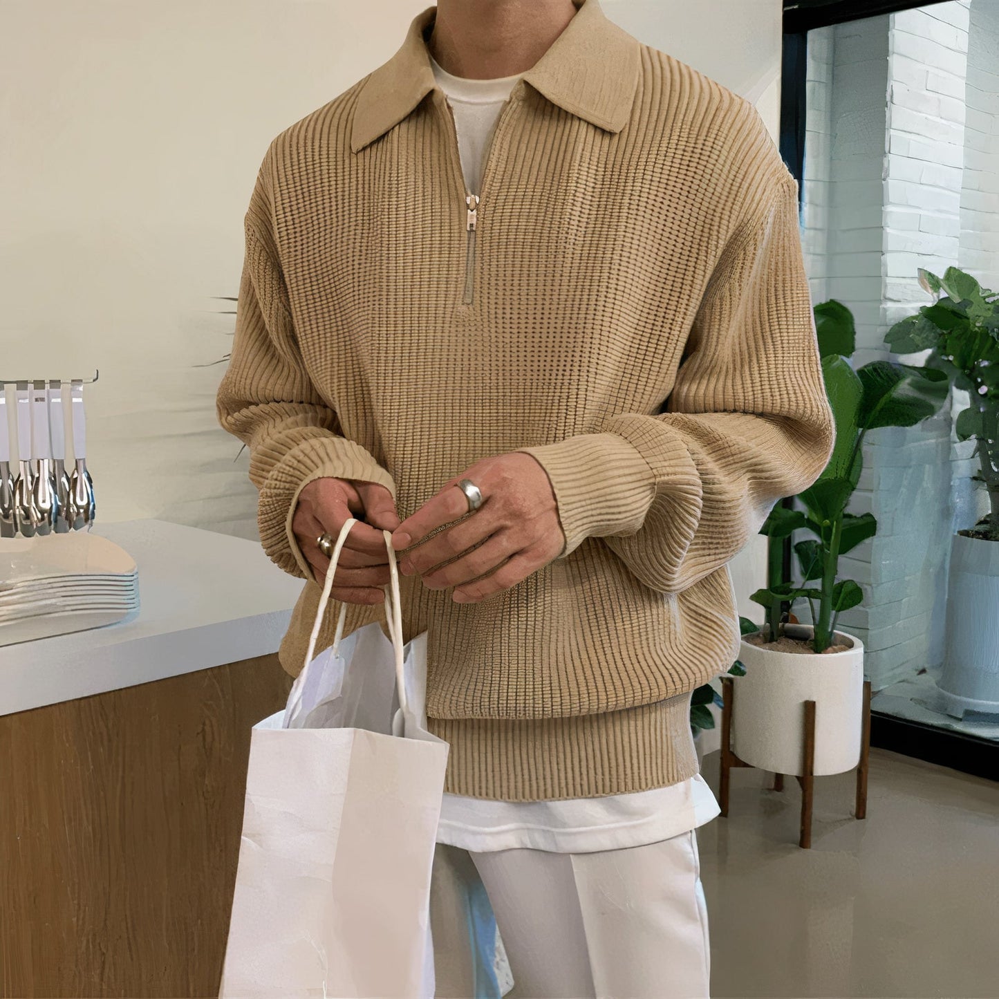 Männer-Pullover Peter: Warm & lässig