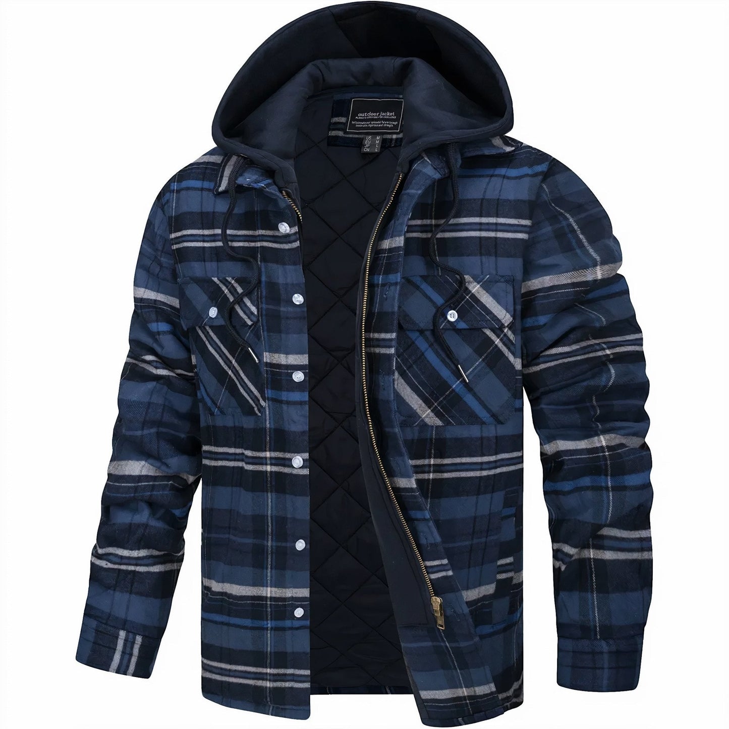 Mäntel für Herren - McKenzie Winterjacke im Karomuster