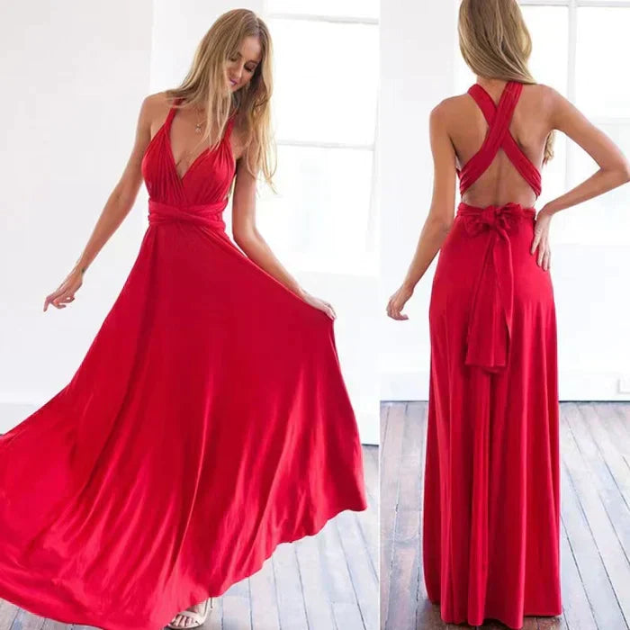 Megania™ – Frauenkleid mit Elastischer Taille für Bequemen Tragekomfort-3