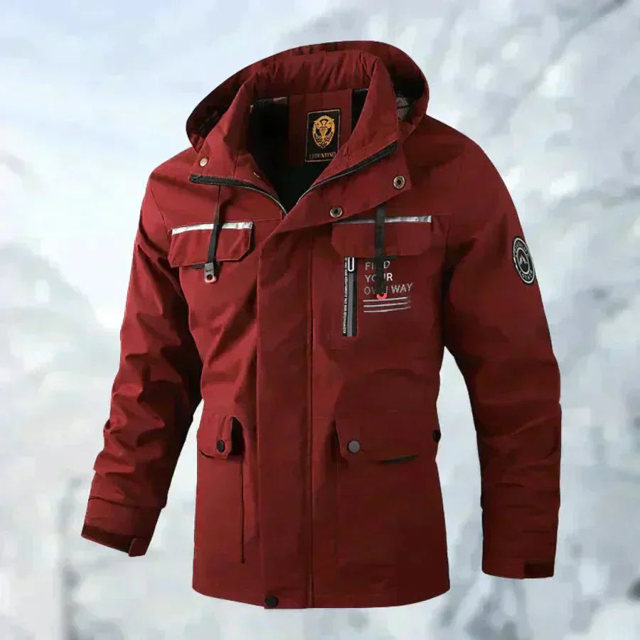 Mehrere Taschen und winddichte Jacke - Elco
