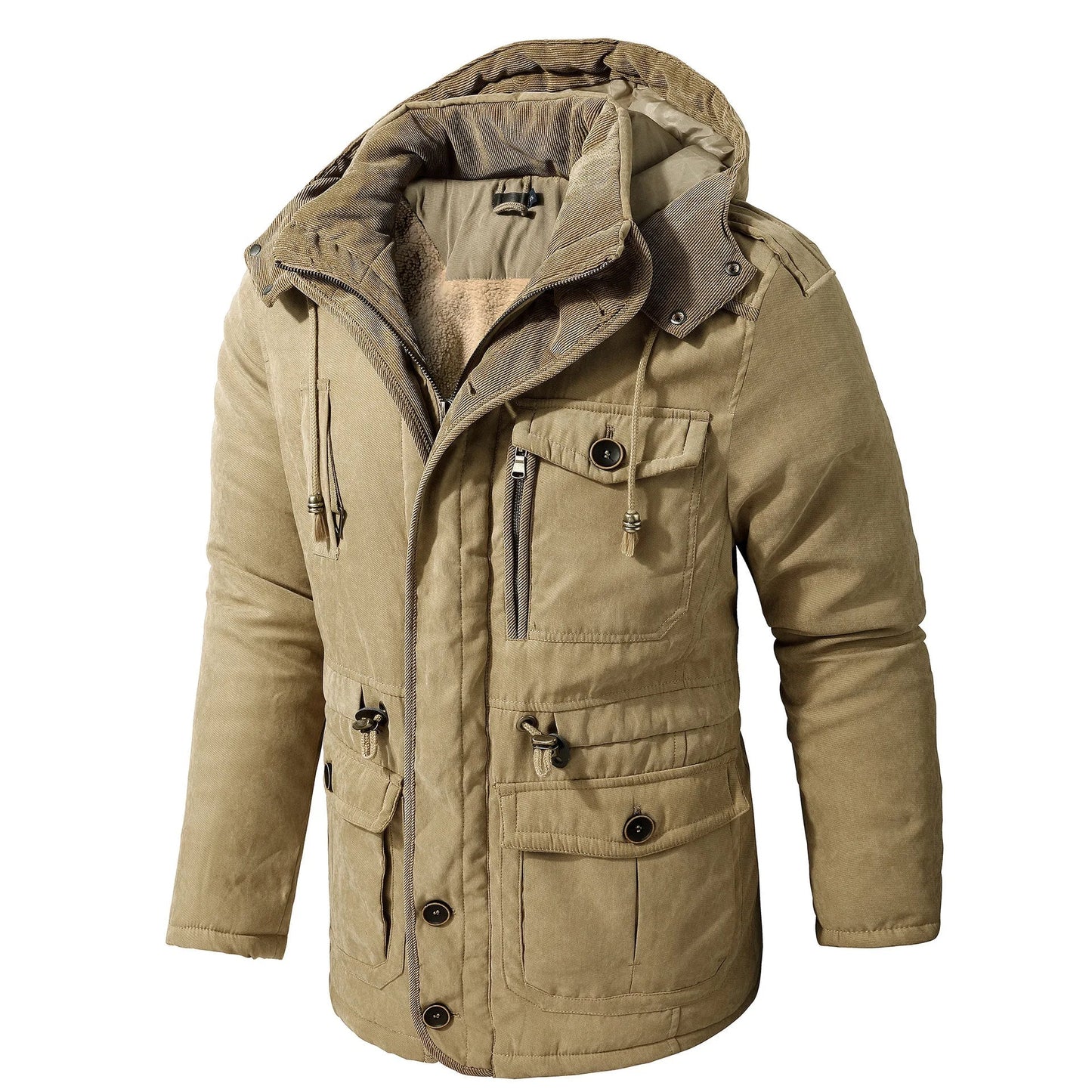 Elarova | Mehrtaschen-Winterjacke für Herren