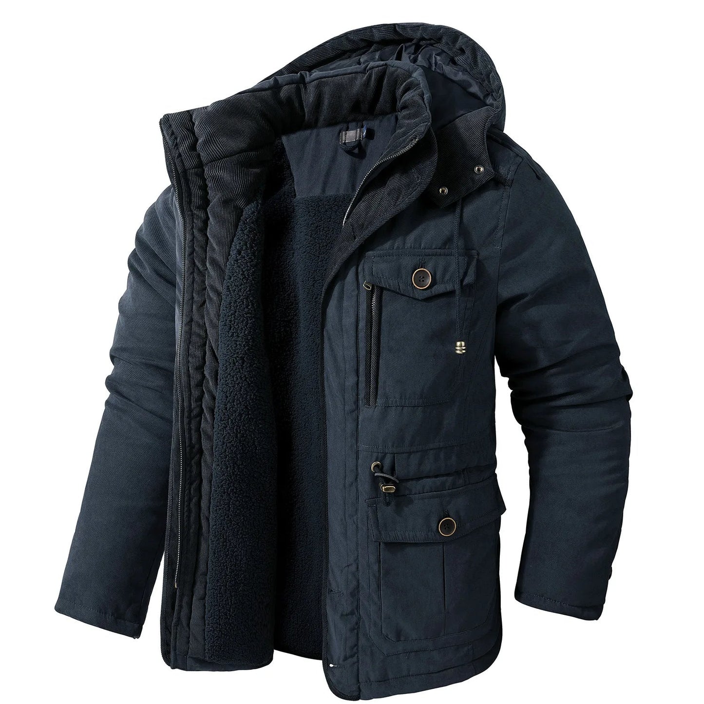 Elarova | Mehrtaschen-Winterjacke für Herren