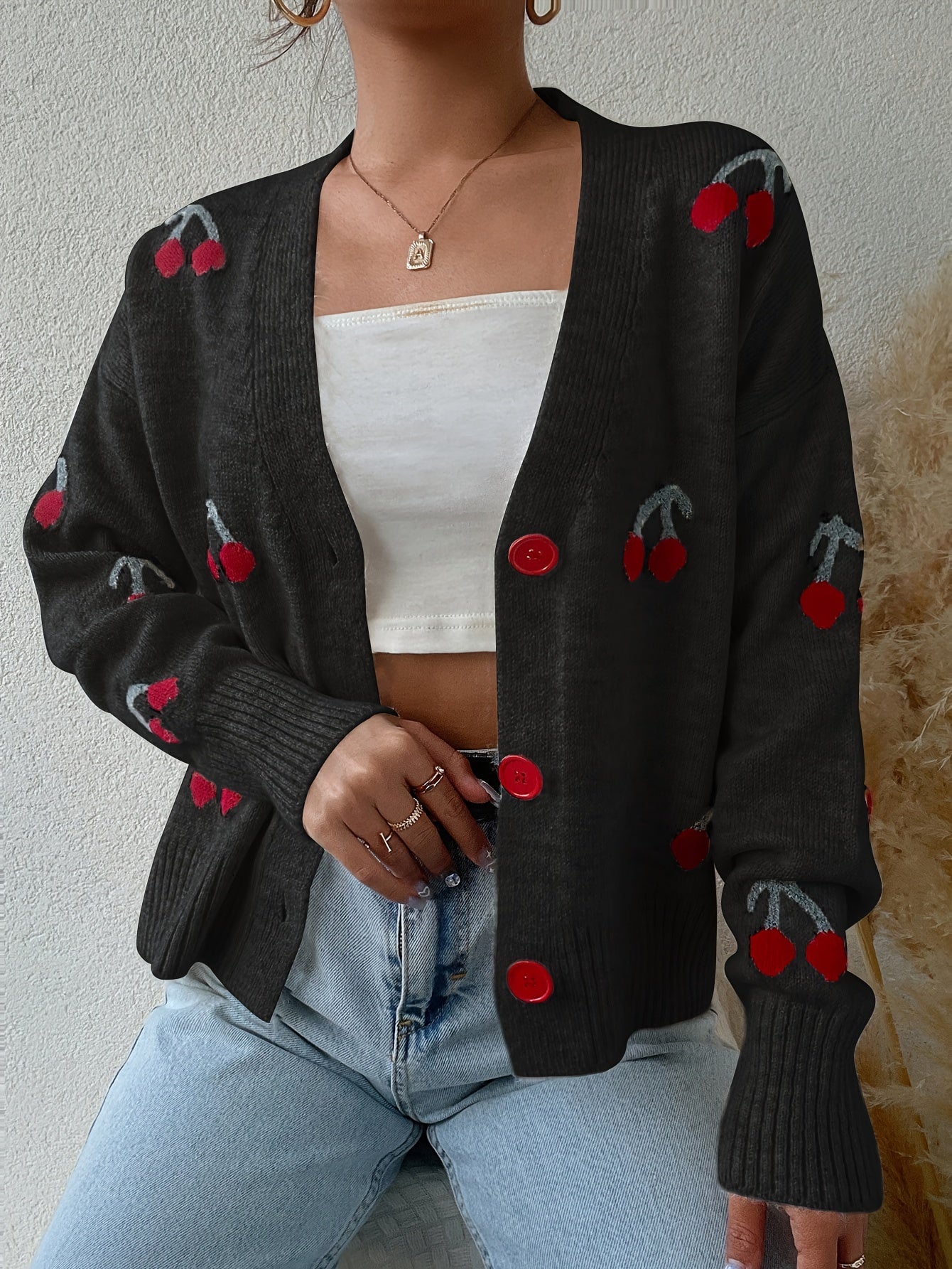 MiraKnit™ – Elegante Kurze Damen Strickjacke
