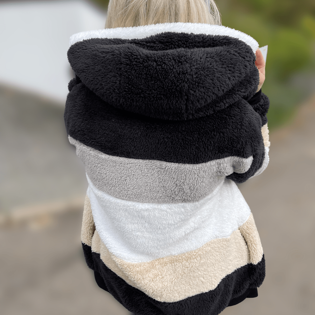 Elarova |  Multicolor Kuscheljacke für Damen