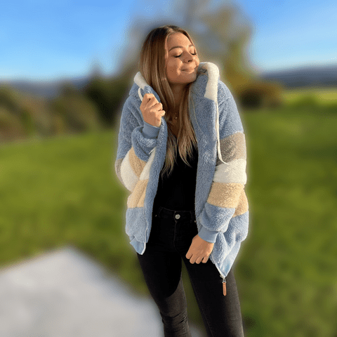 Elarova |  Multicolor Kuscheljacke für Damen