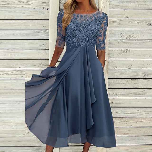Variant image for LoveElegance™ – Damen Spitzenkleid für Hochzeitsgäste Elegante Passform-1