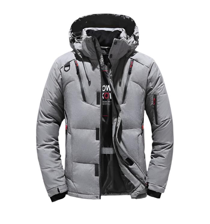 NordicShield™ – Wasserdichte Herren Winterjacke mit Kapuze