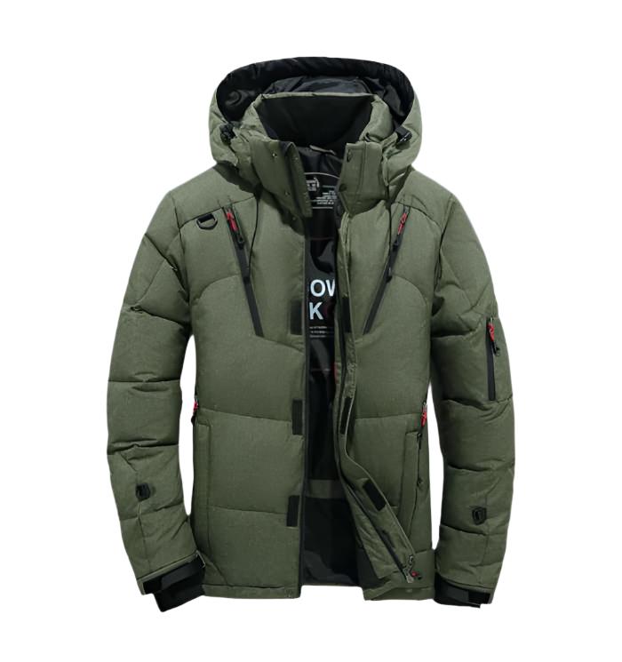 NordicShield™ – Wasserdichte Herren Winterjacke mit Kapuze