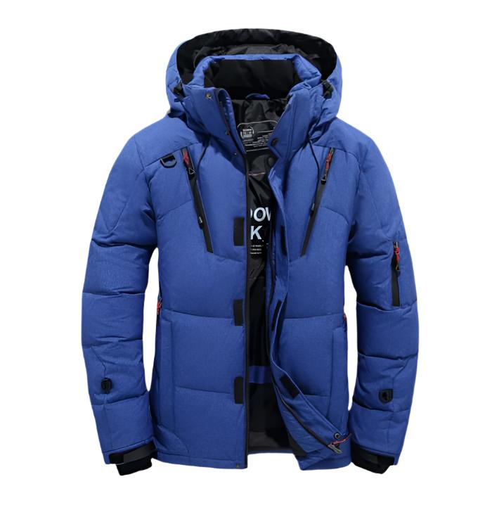 NordicShield™ – Wasserdichte Herren Winterjacke mit Kapuze