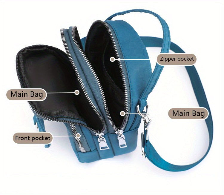 NovaCarry™ – Sportliche Wasserdichte Nylon Umhängetasche für Damen