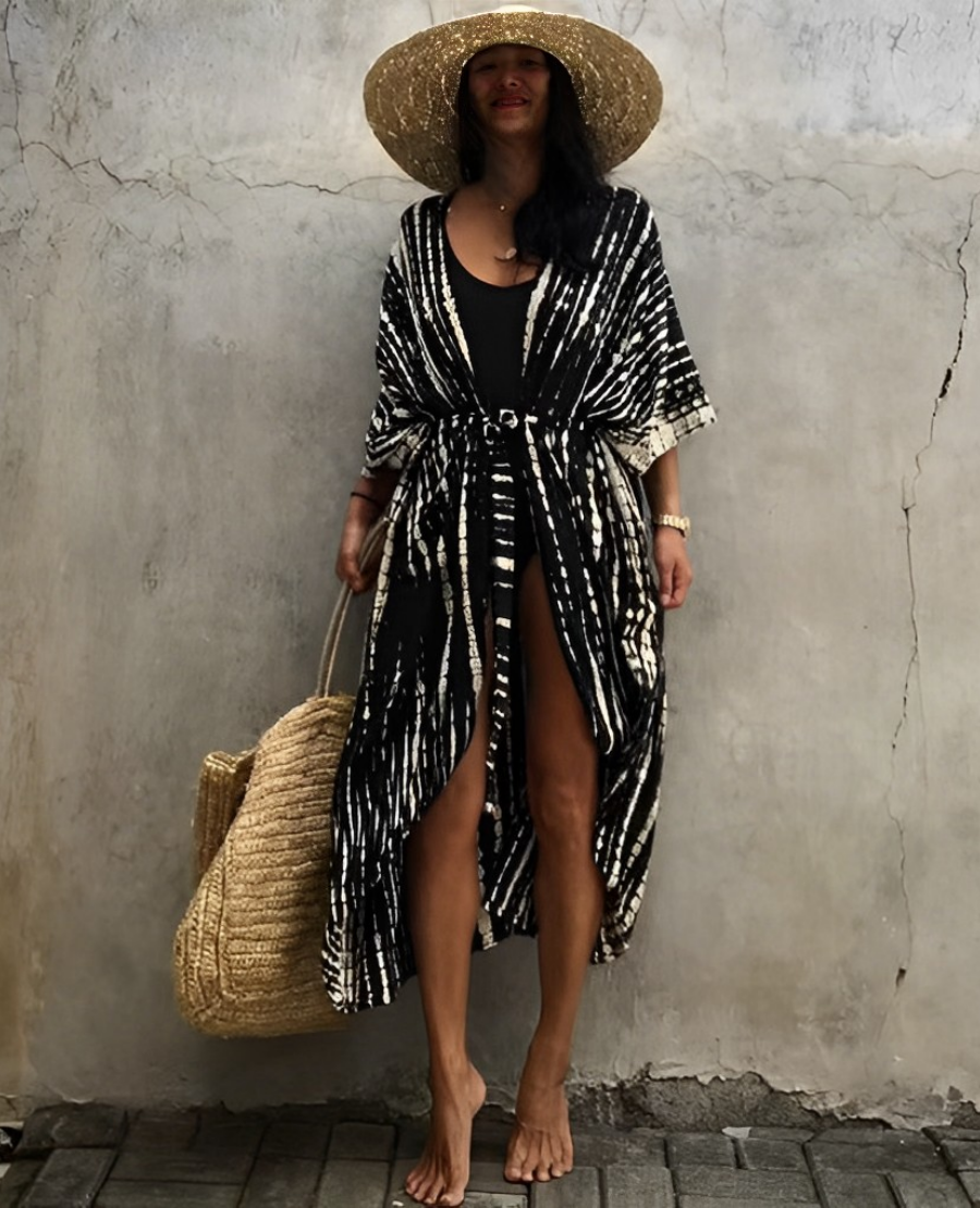 Palm Isle Sexy Kimono Robe