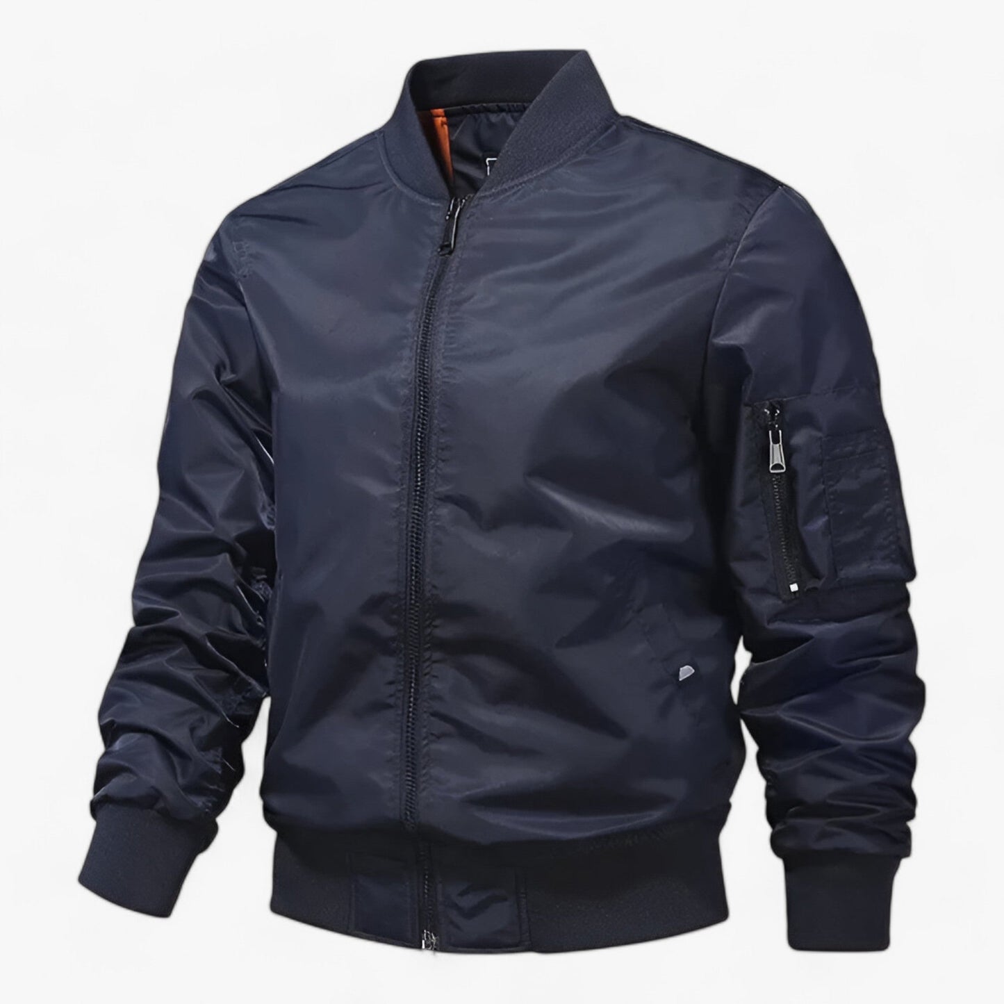 Elarova | Pilot Jacket Herren - Stehkragen Fliegerjacke Einfarbig