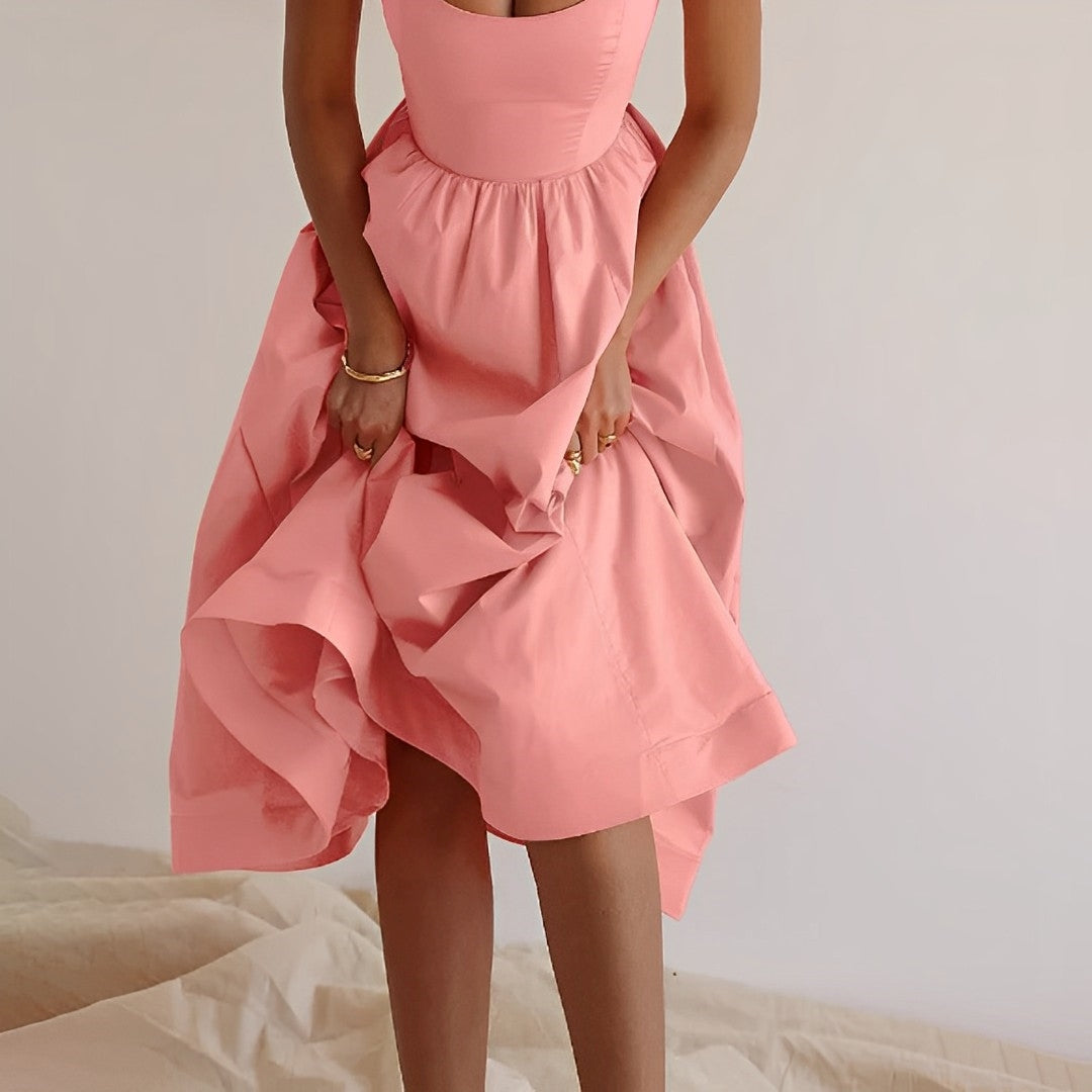Fabiana™ – Damen Kleid Hochzeitsgast mit Verspieltem Puffdesign und Komfort-6