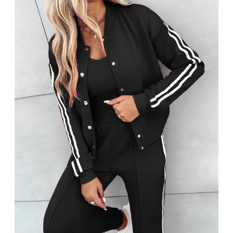 PitchStyle™ – 2-teiliges Baseball-Jacken & Hosen Sportset für Mädchen