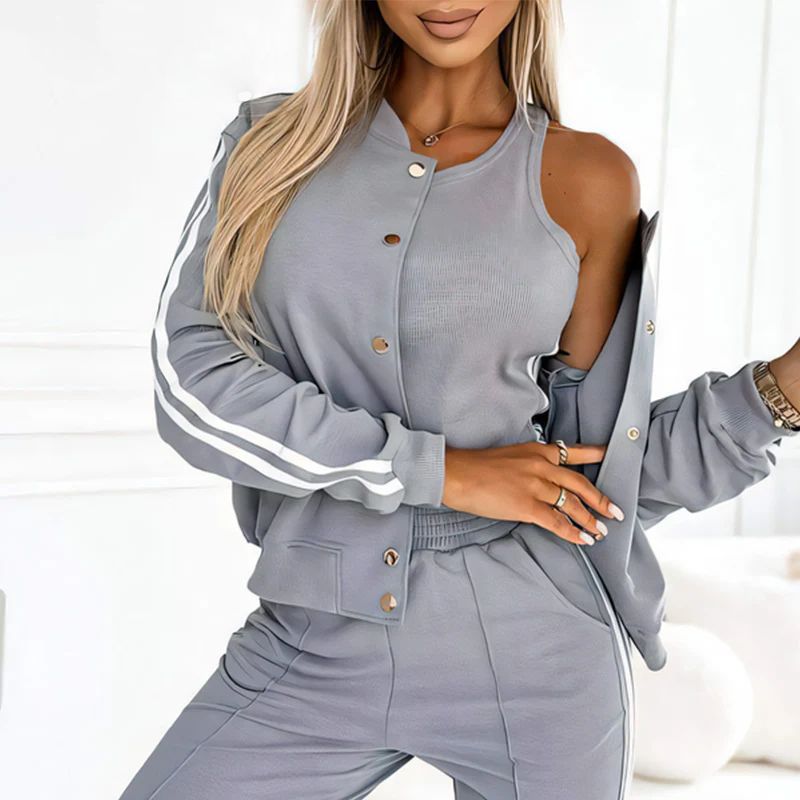PitchStyle™ – 2-teiliges Baseball-Jacken & Hosen Sportset für Mädchen