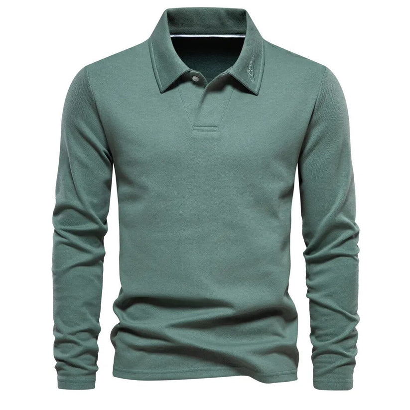 Poloshirt mit langen Ärmeln – Dimitri